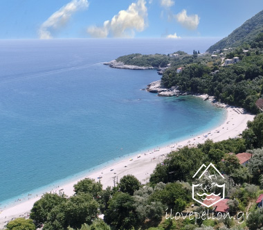 Villages and beaches of unique architecture adorn the slopes of Pelion, Greece
